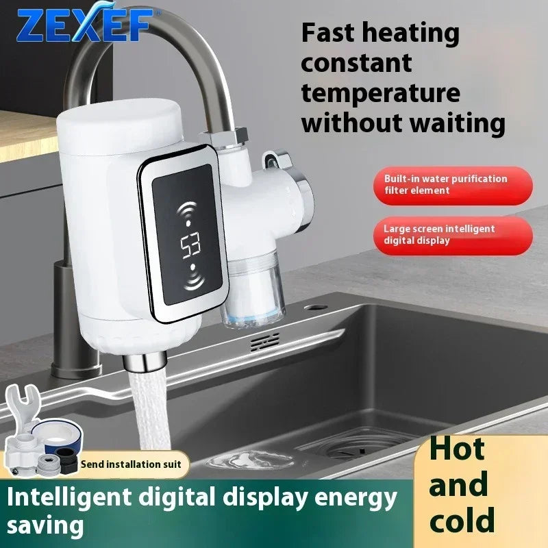 🔥Transforme Sua Torneira em Elétrica! Aquecimento Instantâneo Digital – Recarregável e Sem Fio