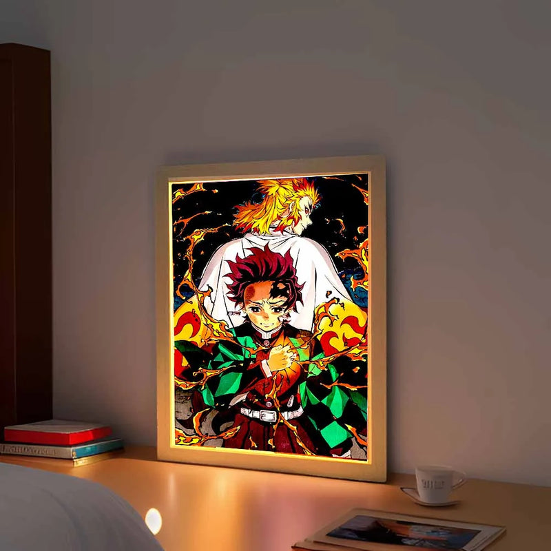 Luminária 3D Led Quadro